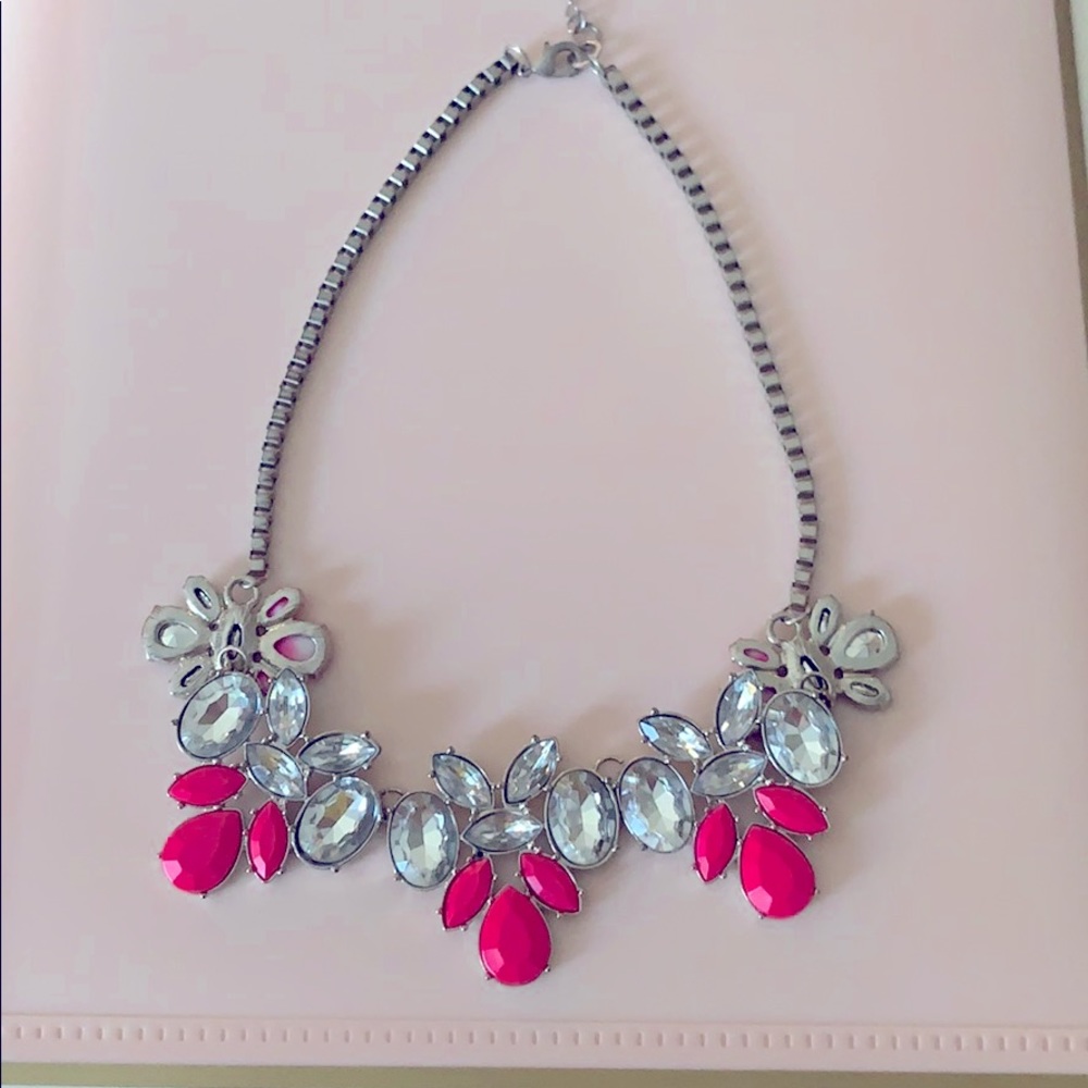 Aqua statement necklace